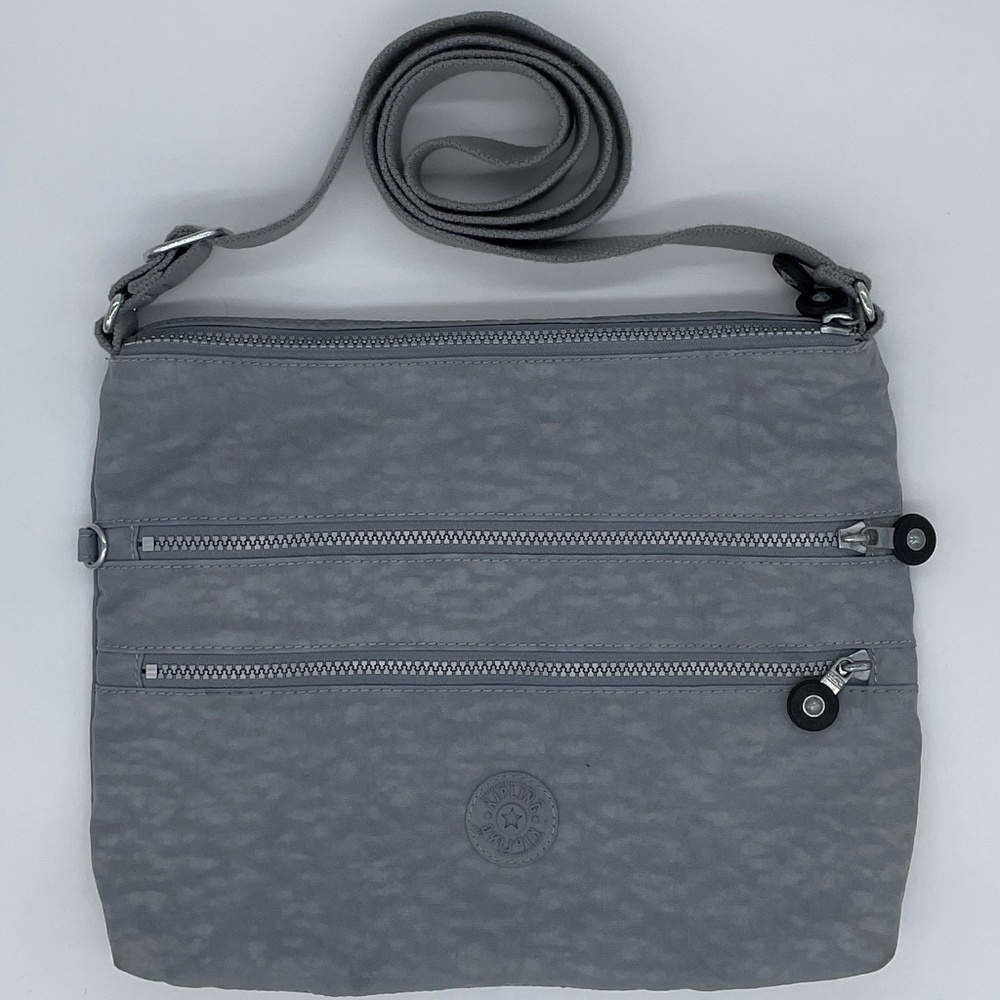 Kipling Alvar Crossbody Bag HP 4061-464 NWOT Light Gray